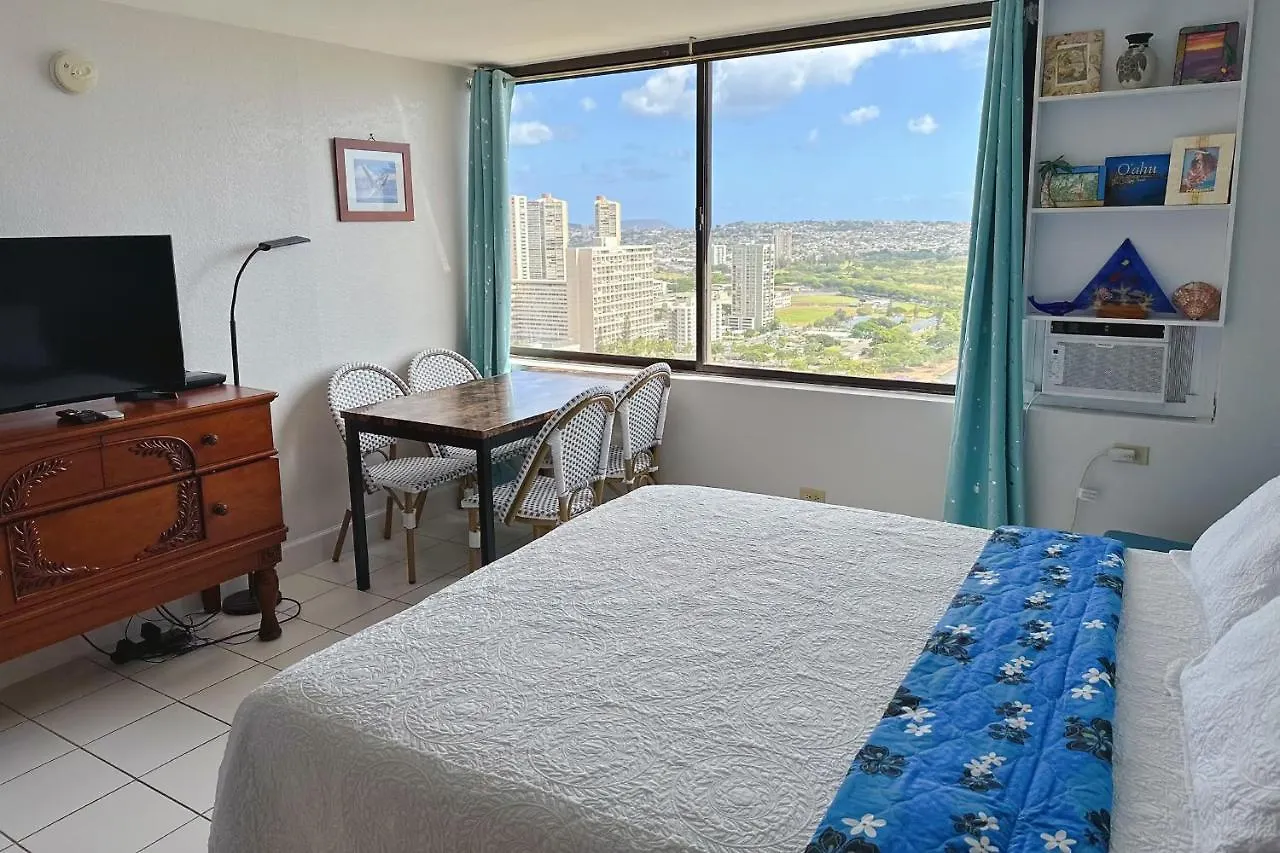 הונולולו Waikiki Condo High Floor Views Beaches Convention Center 0*,